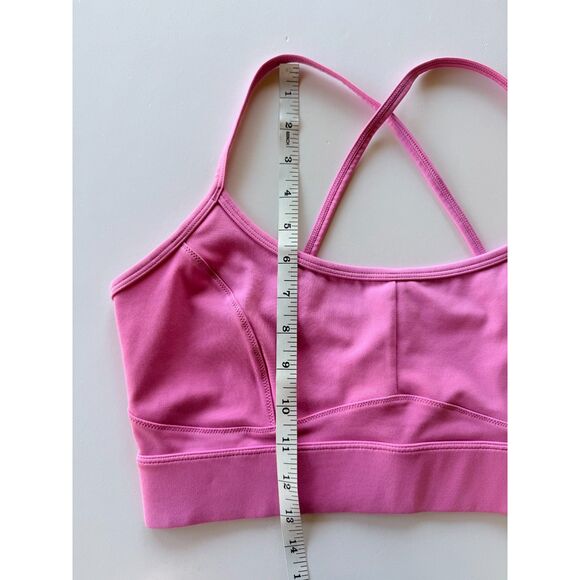 NWT Varley Let's Move Irena Cross Back Strappy Sports Bra in Super Pink Size XL - Picture 10 of 12